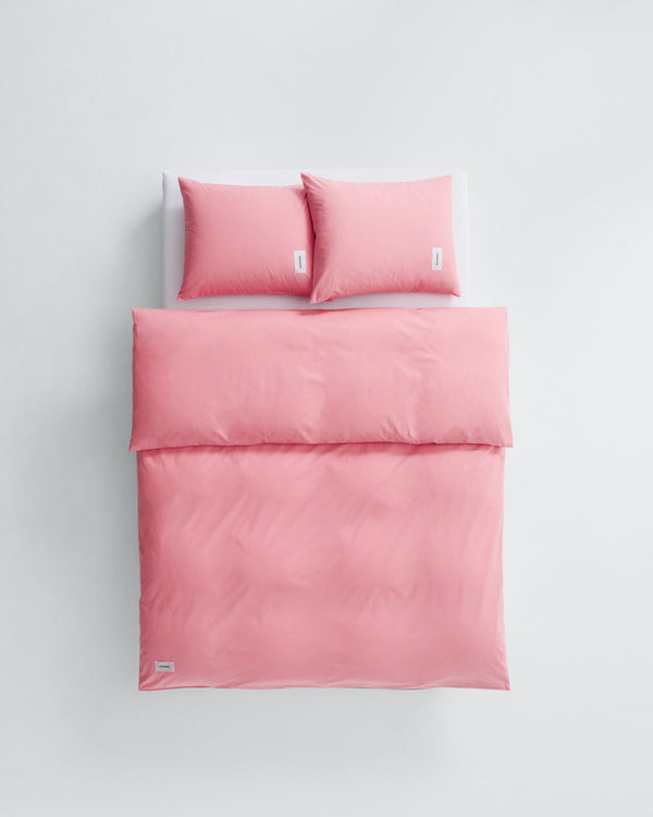 Pure duvet cover | Coral pink Poplin